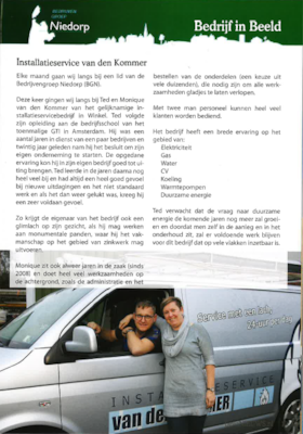 Installatieservice van den Kommer