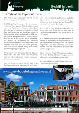 Partyboot De Koperen Hoorn