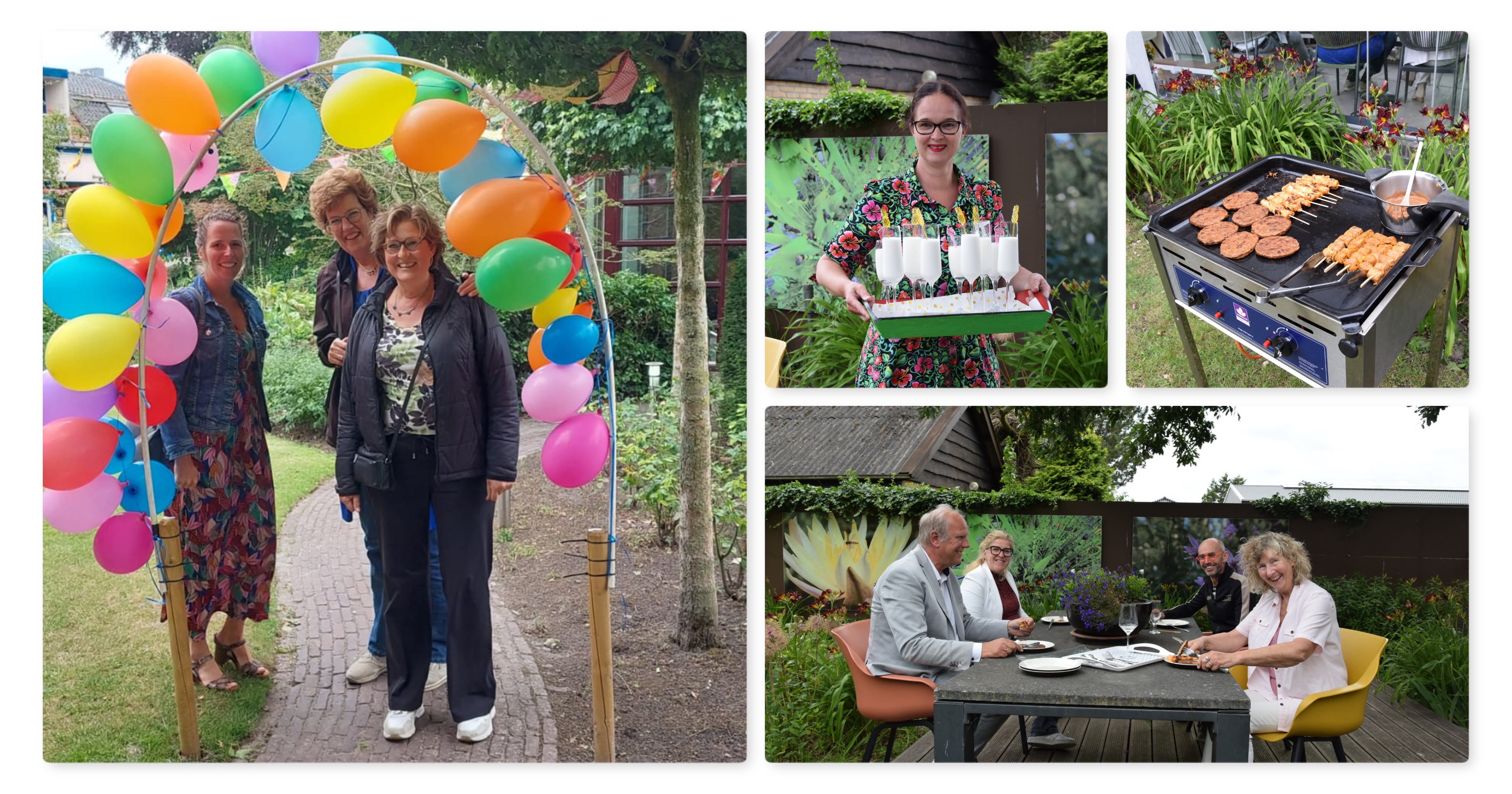 Feestelijk afscheid. 