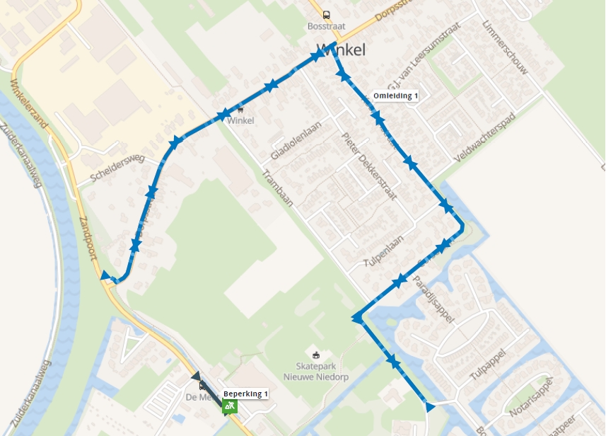 Afsluiting Nieuwe Niedorperweg, Nieuwe Niedorp