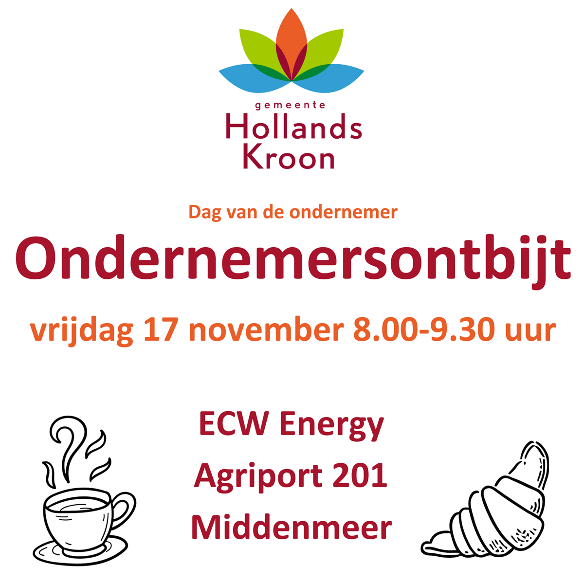 Uitnodiging Dag van de Ondernemer - 17 Nov.