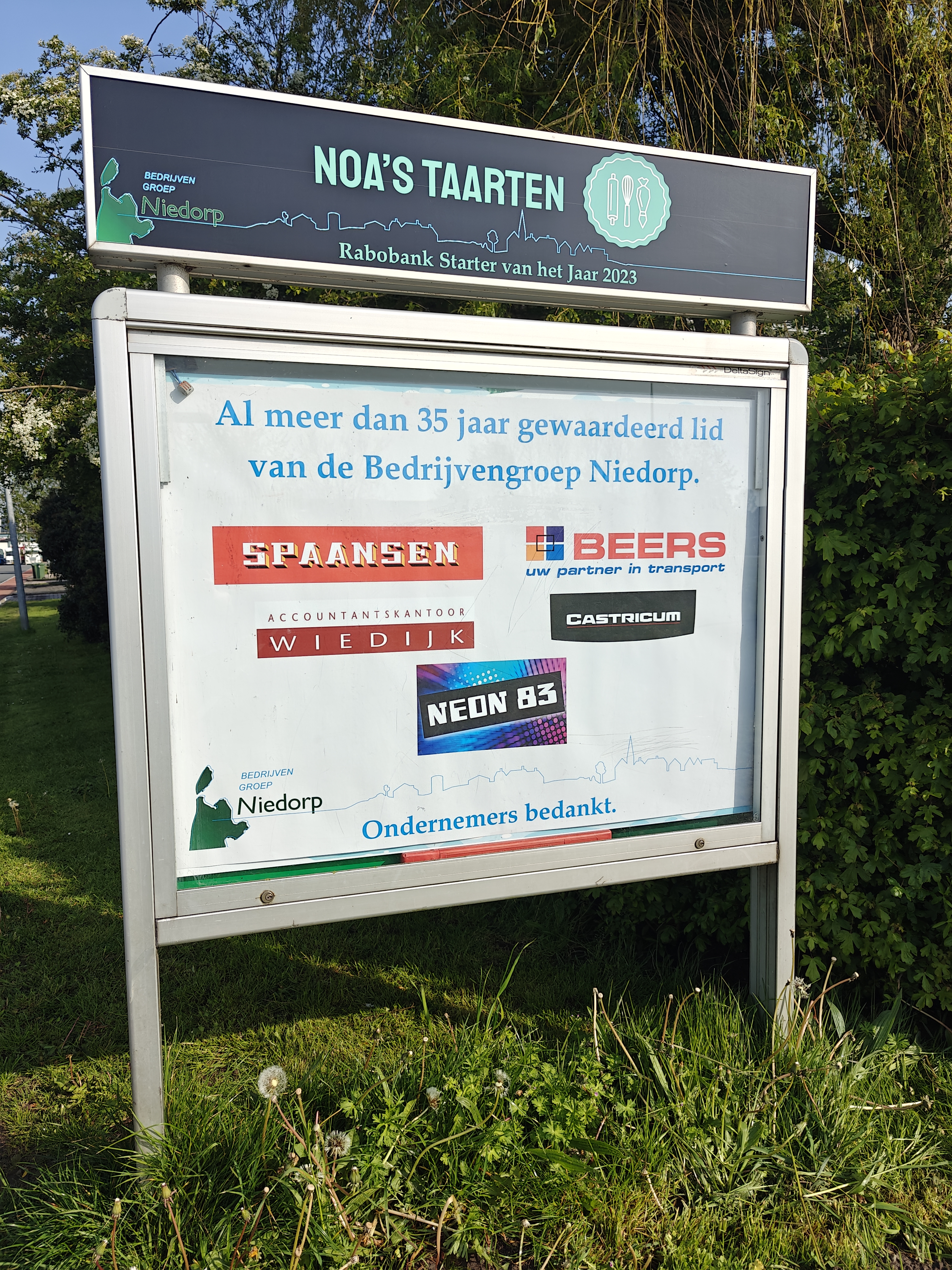 Ondernemers verrast. 