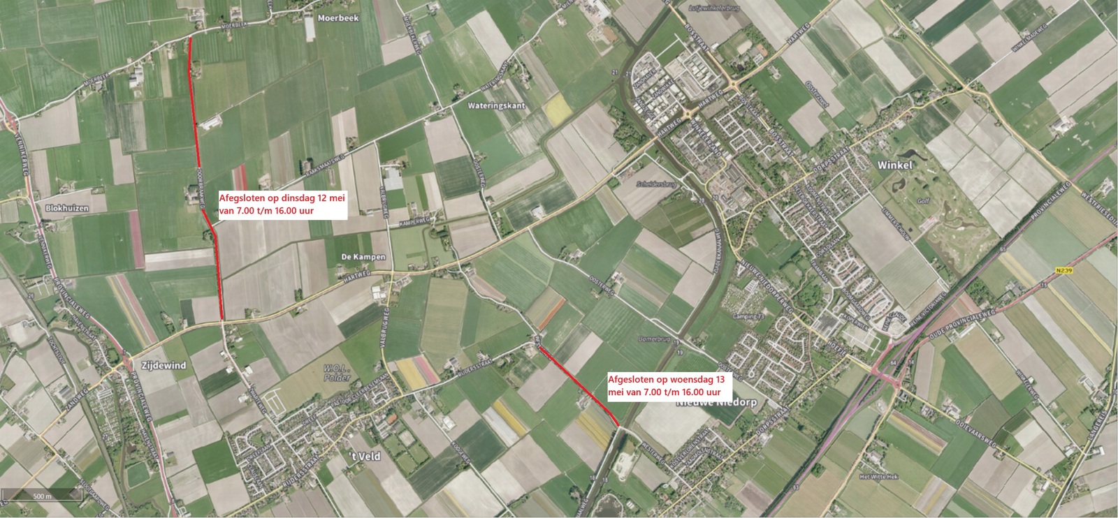 Werkzaamheden Westerweg