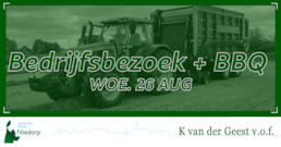 Save the Date - Woensdag 26 Aug. 