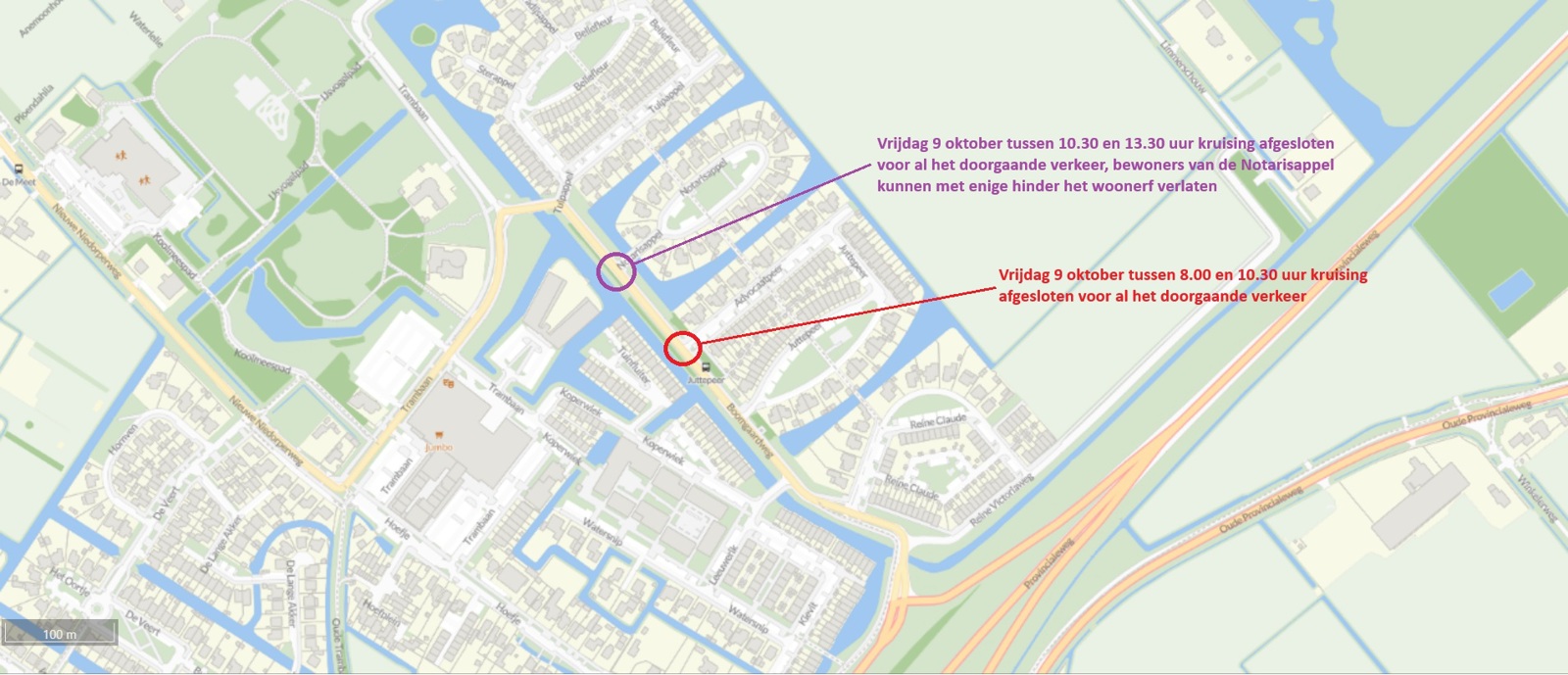 Afsluiting Boomgaardweg, Nieuwe Niedorp